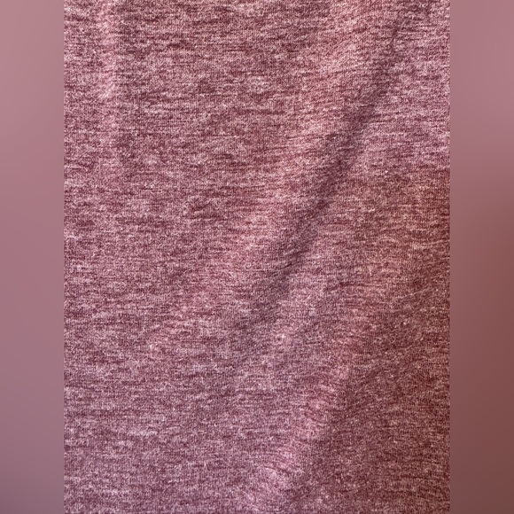 Banana Republic Heathered Burgundy Sweatshirt Dress Size Medium - Picture 3 of 10
